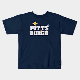 Pittsburgh Football Team Color Kids T-Shirt